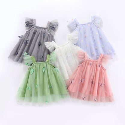 Schmetterling-Prinzessinnen Kleid aus Nylon