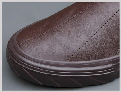 Herren-Loaferschuhe aus vulkanisiertem Leder