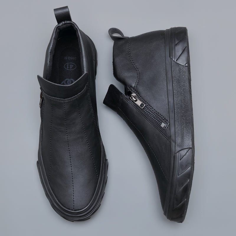 Herren-Loaferschuhe aus vulkanisiertem Leder